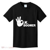 OK Boomer Funny Millenial OK Clapback Sarcasm Kids T-Shirt thumb 0