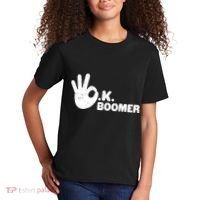 OK Boomer Funny Millenial OK Clapback Sarcasm Kids T-Shirt thumb 2