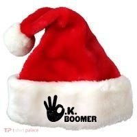 OK Boomer Funny Millenial OK Clapback Sarcasm Santa Hat thumb 0