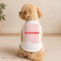 Ok Boomer Have a Terrible Day Doggie Tank thumb 2