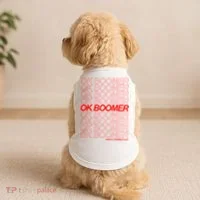 Ok Boomer Have a Terrible Day Doggie Tank thumb 2