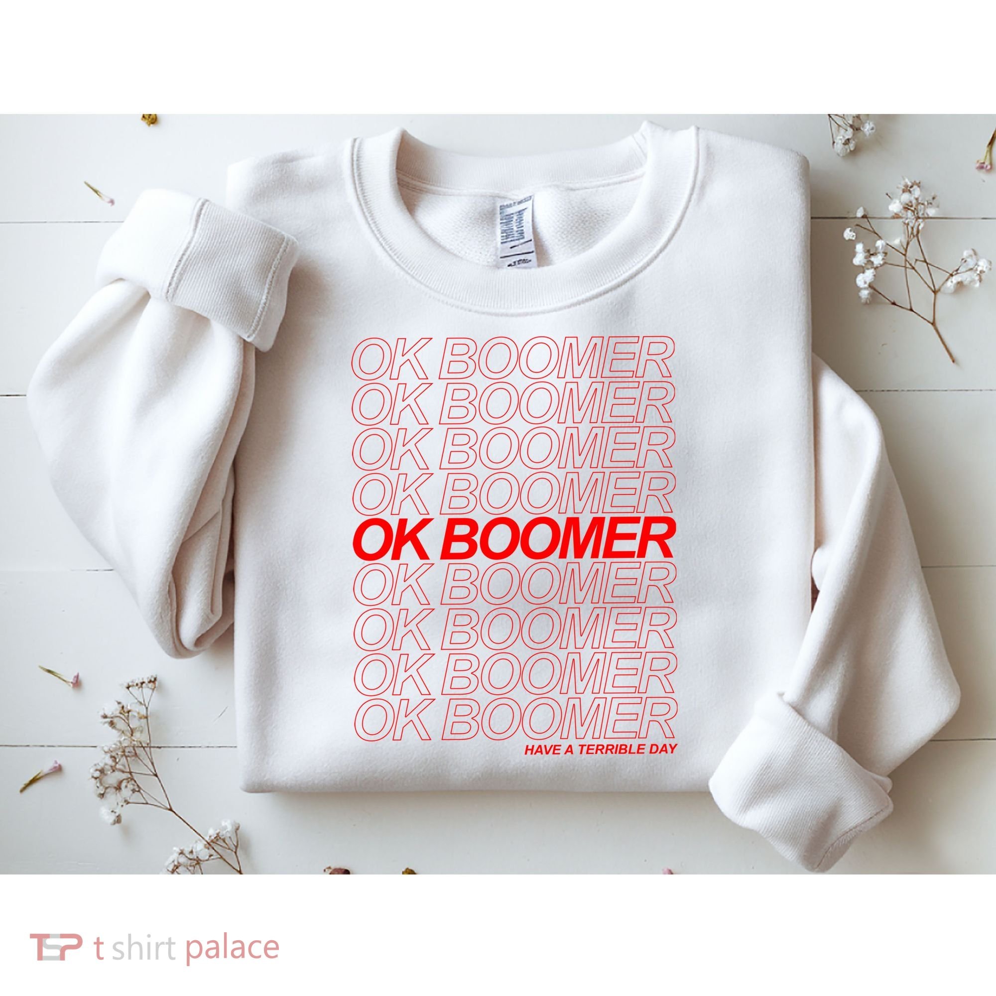 Ok Boomer Have a Terrible Day Sweatshirt
