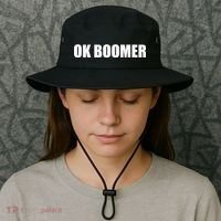 Ok Boomer Okay Gen Z Millennials Generation Bucket Hat thumb 3
