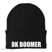 Ok Boomer Okay Gen Z Millennials Generation Beanie thumb 0