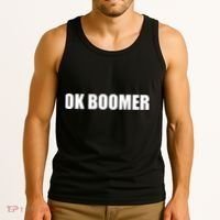 Ok Boomer Okay Gen Z Millennials Generation Tank Top thumb 3