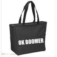 Ok Boomer Okay Gen Z Millennials Generation Tote Bag thumb 2
