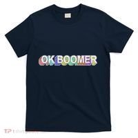 Ok Boomer Retro 80's Colors T-Shirt thumb 0