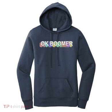 Ok Boomer Retro 80's Colors Women's Hoodie