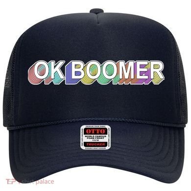 Ok Boomer Retro 80's Colors Hat