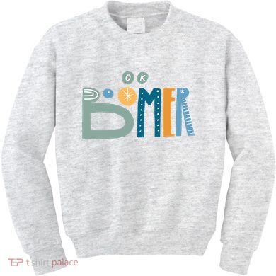 Ok Boomer Retro Style Kids Sweatshirt