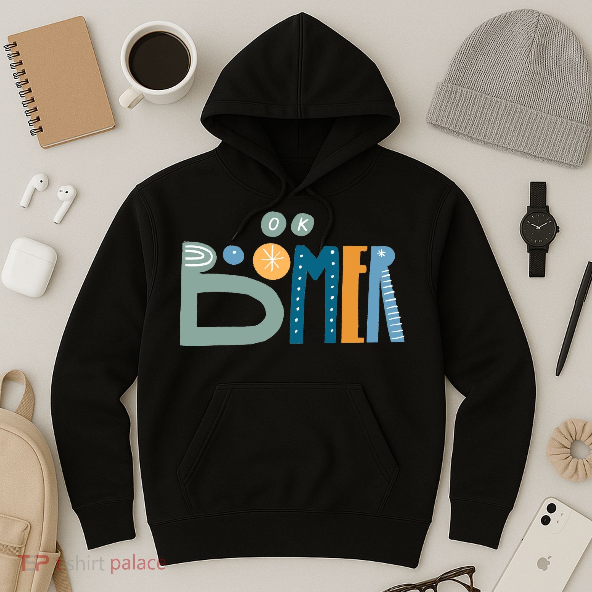 Ok Boomer Retro Style Hoodie
