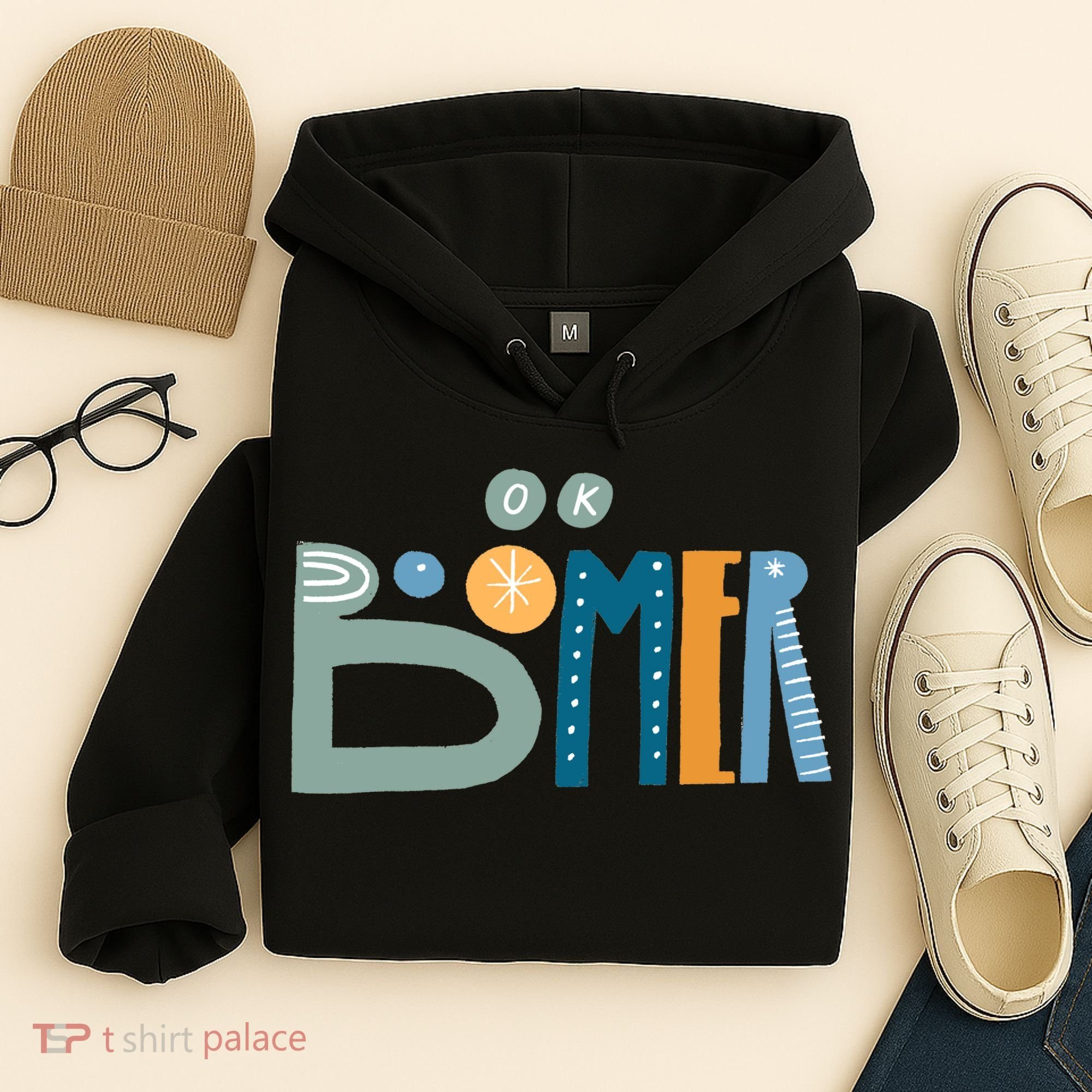 Ok Boomer Retro Style Hoodie