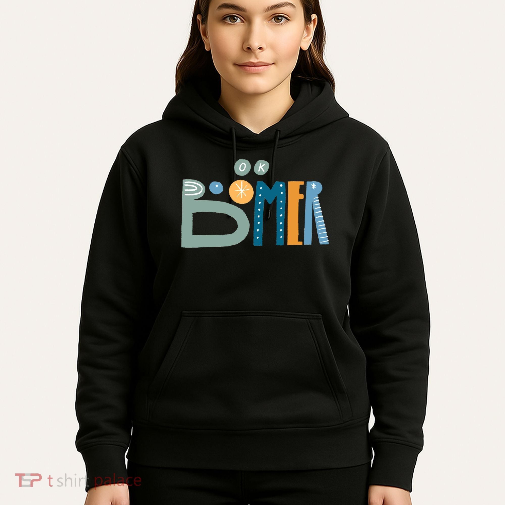 Ok Boomer Retro Style Hoodie