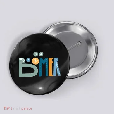 Ok Boomer Retro Style Button