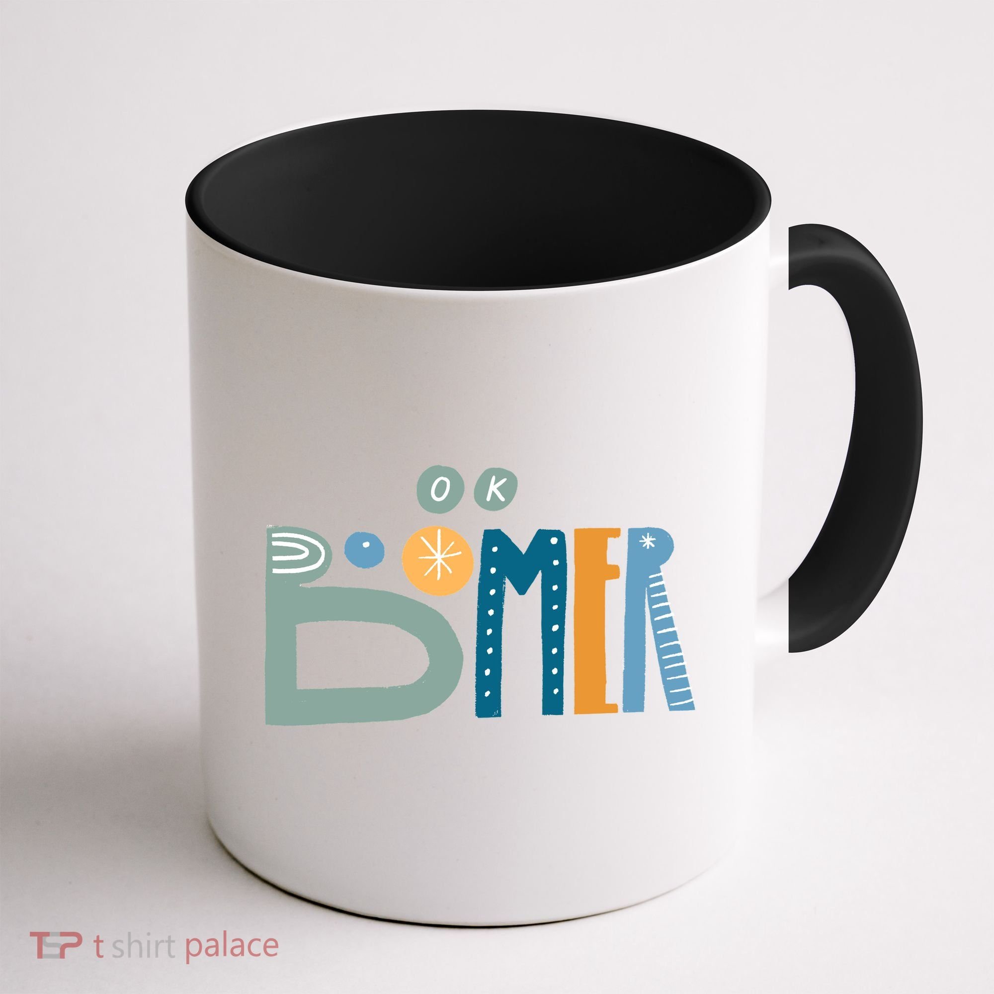Ok Boomer Retro Style Coffee Mug
