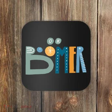 Ok Boomer Retro Style Coaster