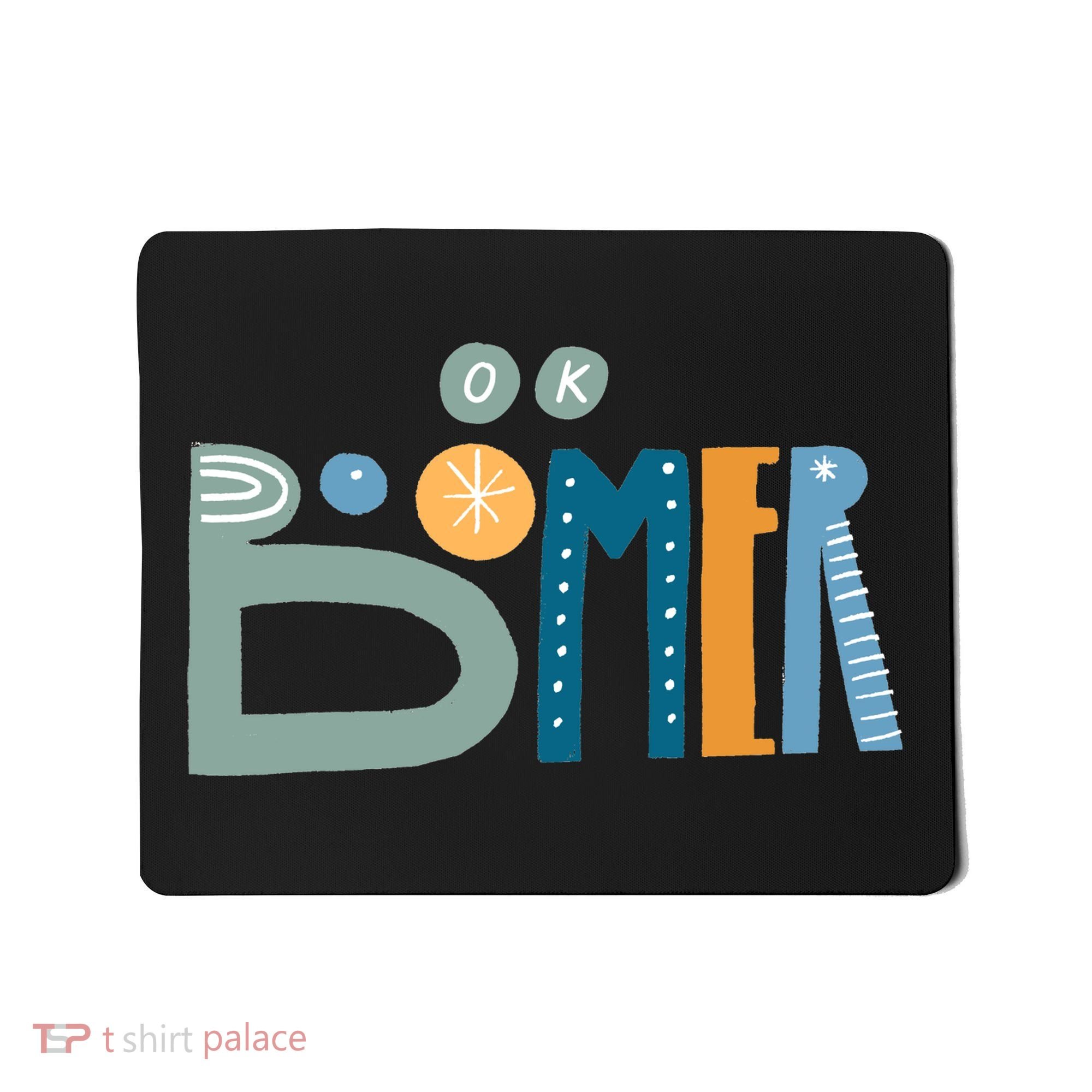 Ok Boomer Retro Style Mousepad