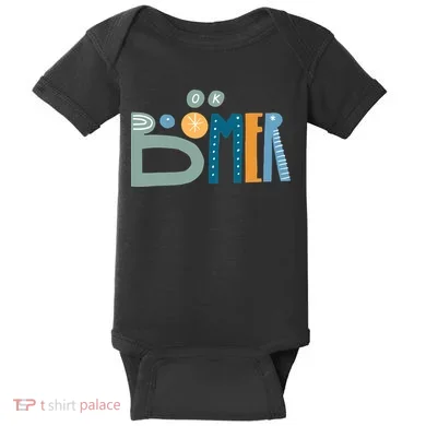 Ok Boomer Retro Style Baby Bodysuit