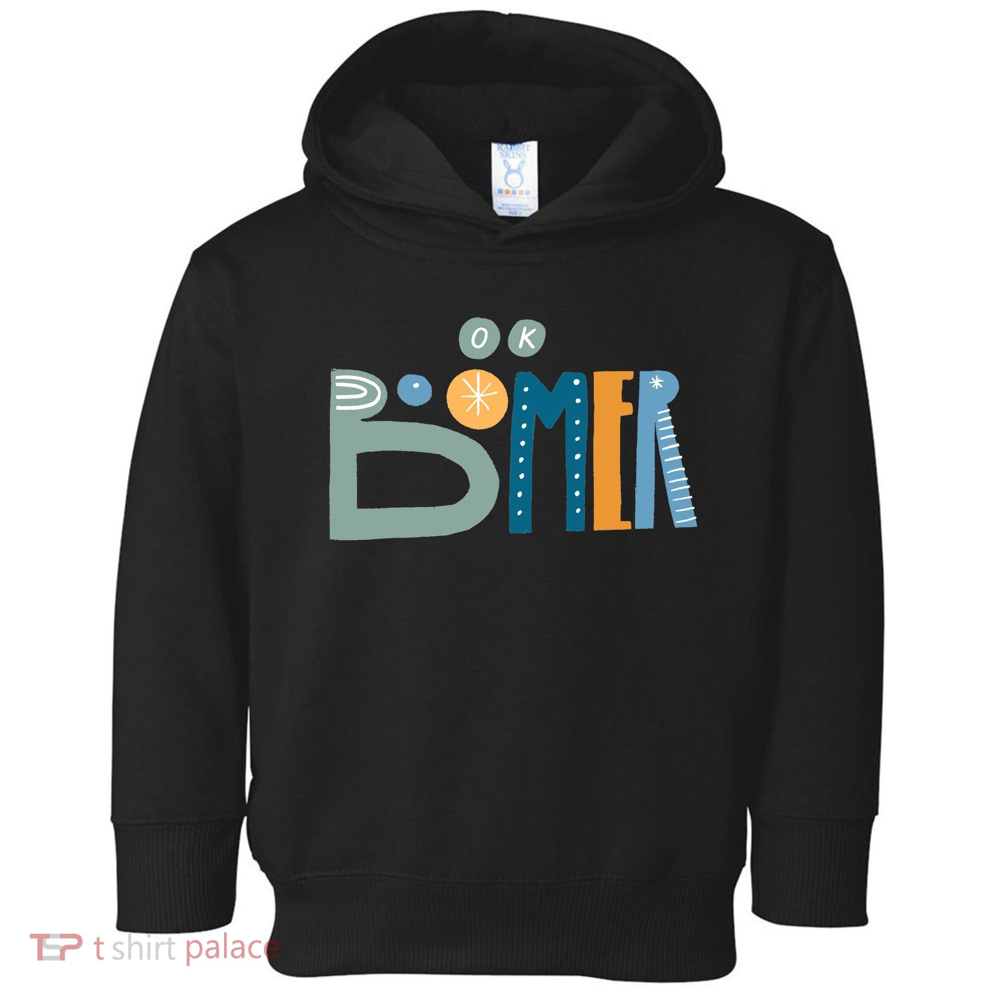 Ok Boomer Retro Style Toddler Hoodie