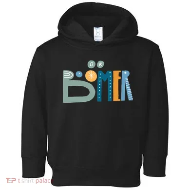 Ok Boomer Retro Style Toddler Hoodie