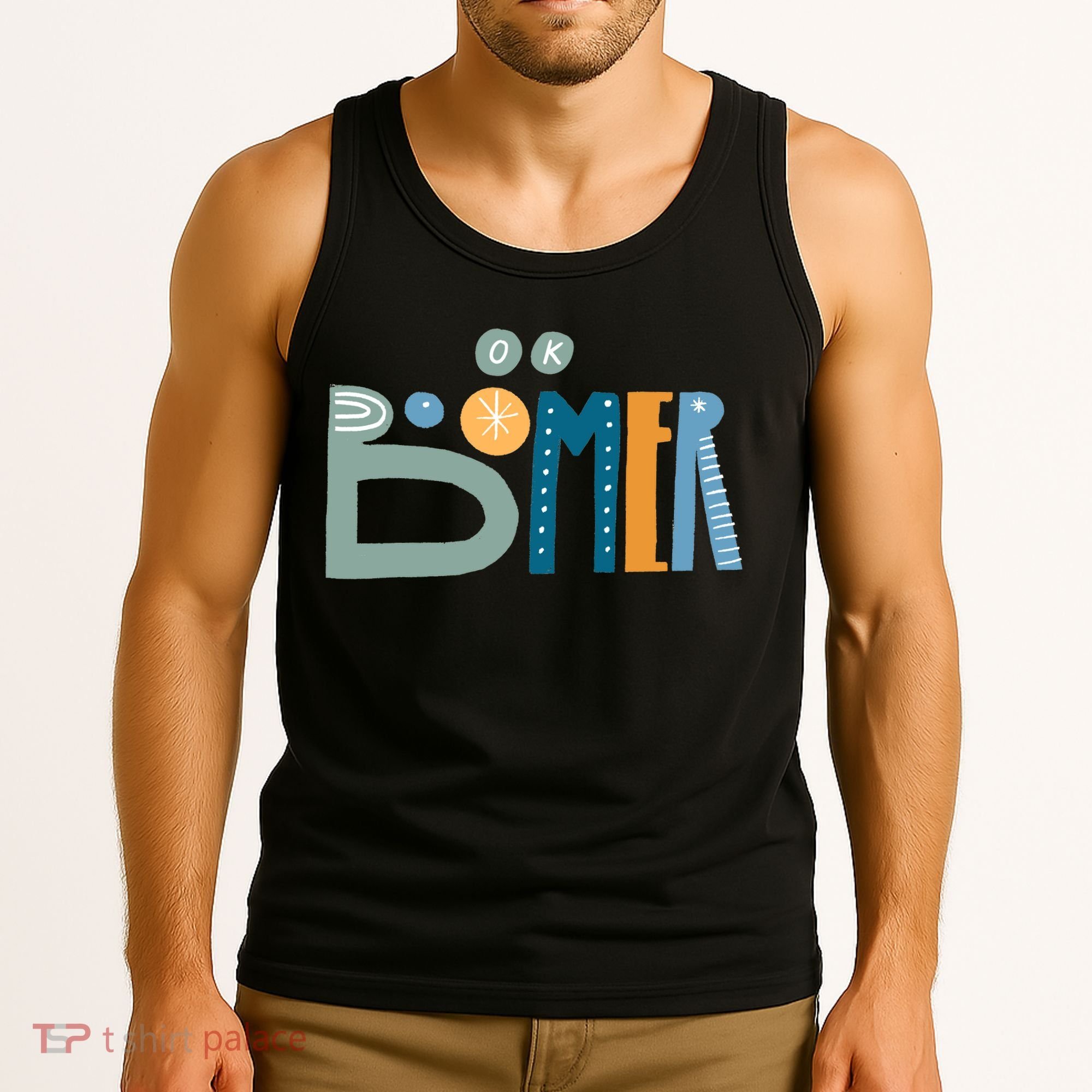 Ok Boomer Retro Style Tank Top