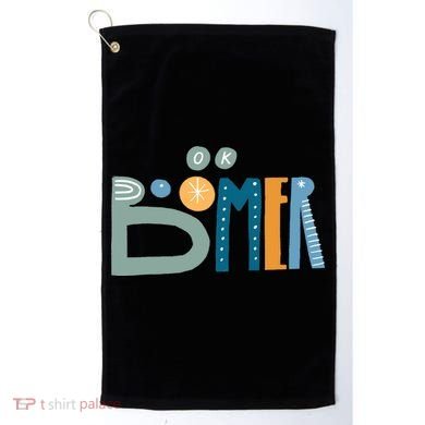 Ok Boomer Retro Style Golf Towel