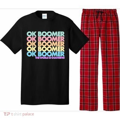 Ok Boomer The World Is Changing Pajama Set