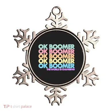 Ok Boomer The World Is Changing Ornament