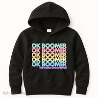 Ok Boomer The World Is Changing Kids Hoodie thumb 0