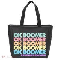 Ok Boomer The World Is Changing Tote Bag thumb 0