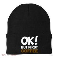 Ok! But First Coffee Beanie thumb 0