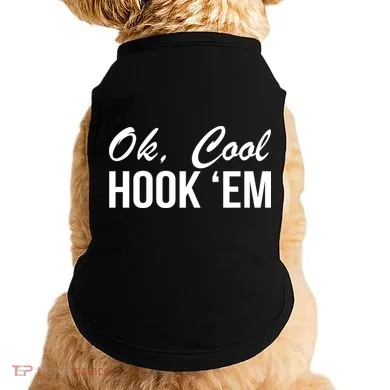 Ok Cool Hook'Em Texas Hook Em Doggie Tank