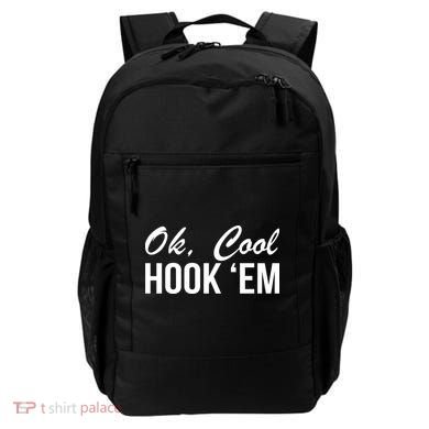 Ok Cool Hook'Em Texas Hook Em Backpack