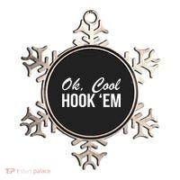 Ok Cool Hook'Em Texas Hook Em Ornament thumb 0