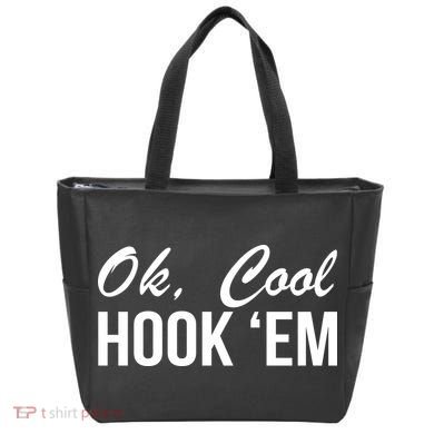 Ok Cool Hook'Em Texas Hook Em Tote Bag