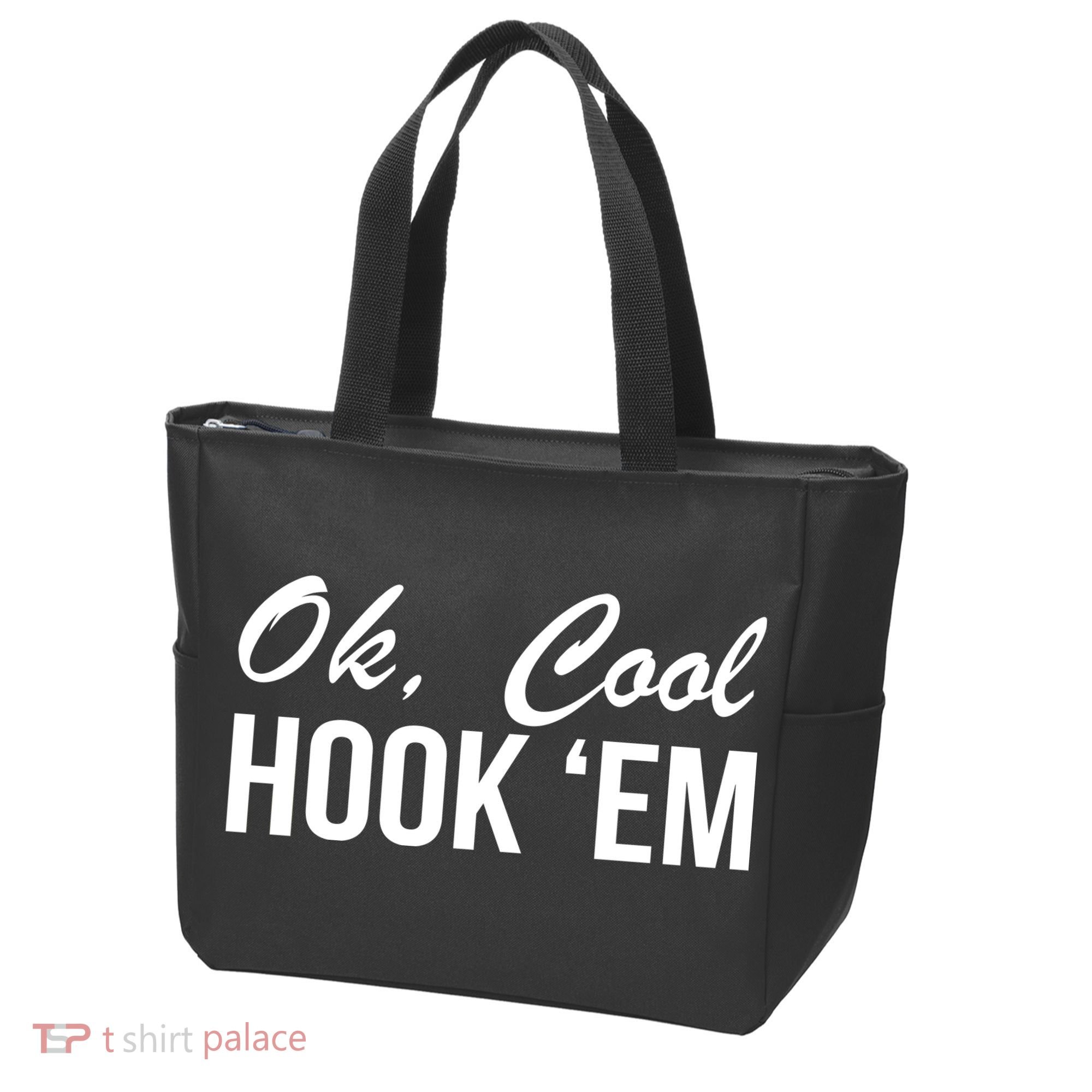 Ok Cool Hook'Em Texas Hook Em Tote Bag