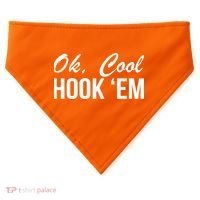 Ok Cool Hook'Em Texas Hook Em USA-Made Doggie Bandana thumb 0