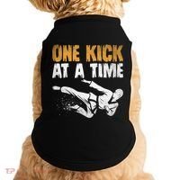 One Kick At A Time Taekwondo Martial Artist Martial Arts Tkd Gift Doggie Tank thumb 0