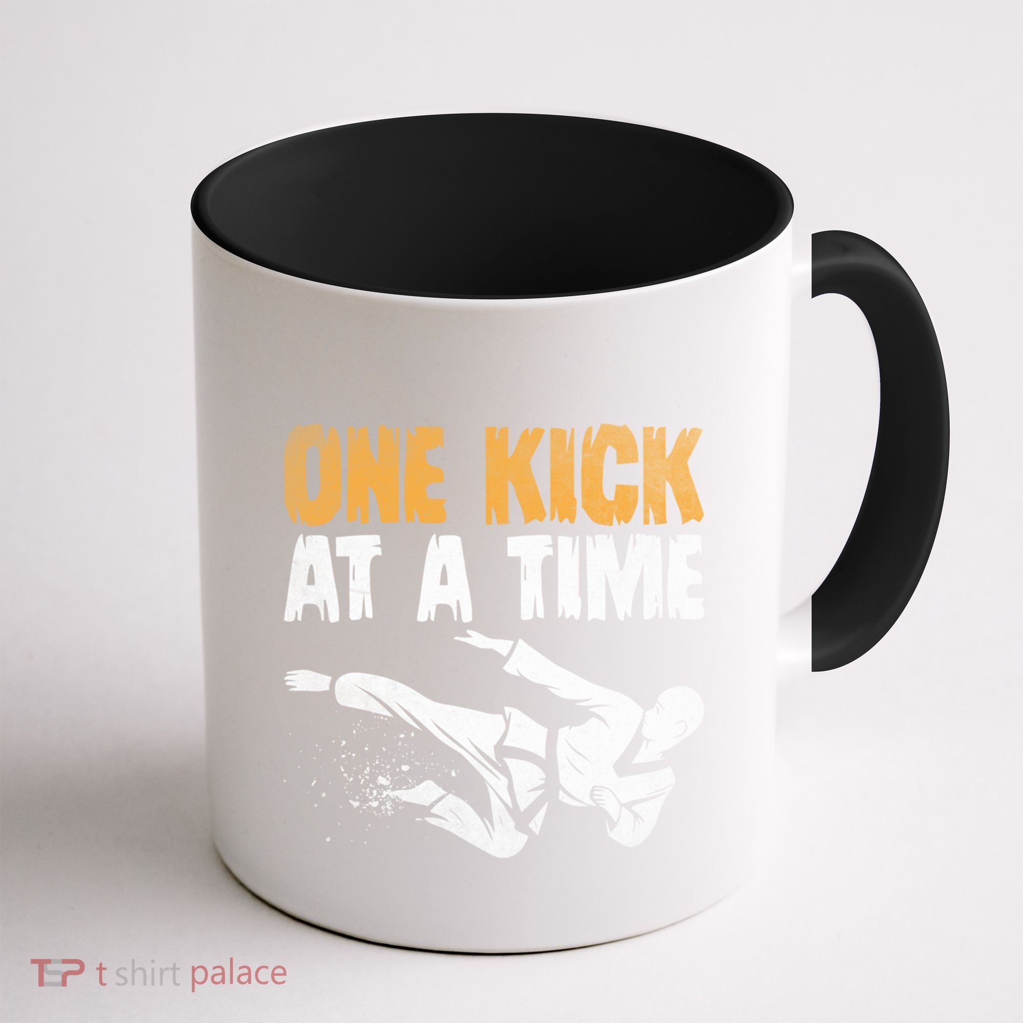 One Kick At A Time Taekwondo Martial Artist Martial Arts Tkd Gift Coffee Mug