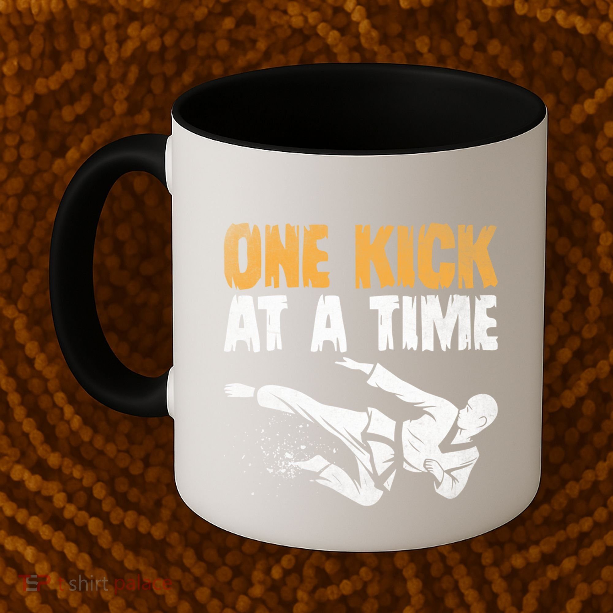 One Kick At A Time Taekwondo Martial Artist Martial Arts Tkd Gift Coffee Mug