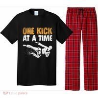 One Kick At A Time Taekwondo Martial Artist Martial Arts Tkd Gift Pajama Set thumb 0