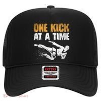 One Kick At A Time Taekwondo Martial Artist Martial Arts Tkd Gift Hat thumb 0