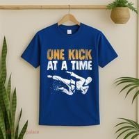 One Kick At A Time Taekwondo Martial Artist Martial Arts Tkd Gift T-Shirt thumb 2