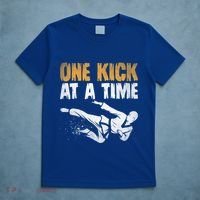 One Kick At A Time Taekwondo Martial Artist Martial Arts Tkd Gift T-Shirt thumb 5