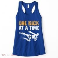 One Kick At A Time Taekwondo Martial Artist Martial Arts Tkd Gift Women's Tank Top thumb 0