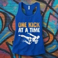 One Kick At A Time Taekwondo Martial Artist Martial Arts Tkd Gift Women's Tank Top thumb 3