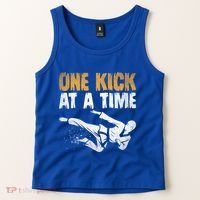 One Kick At A Time Taekwondo Martial Artist Martial Arts Tkd Gift Tank Top thumb 2