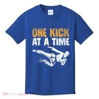 One Kick At A Time Taekwondo Martial Artist Martial Arts Tkd Gift Kids T-Shirt thumb 0