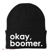 Okay, Boomer Millennial meme Beanie thumb 0