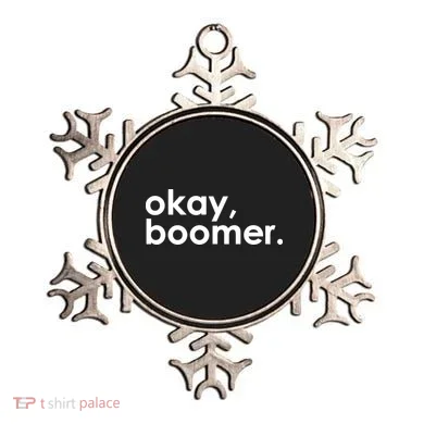 Okay, Boomer Millennial meme Ornament